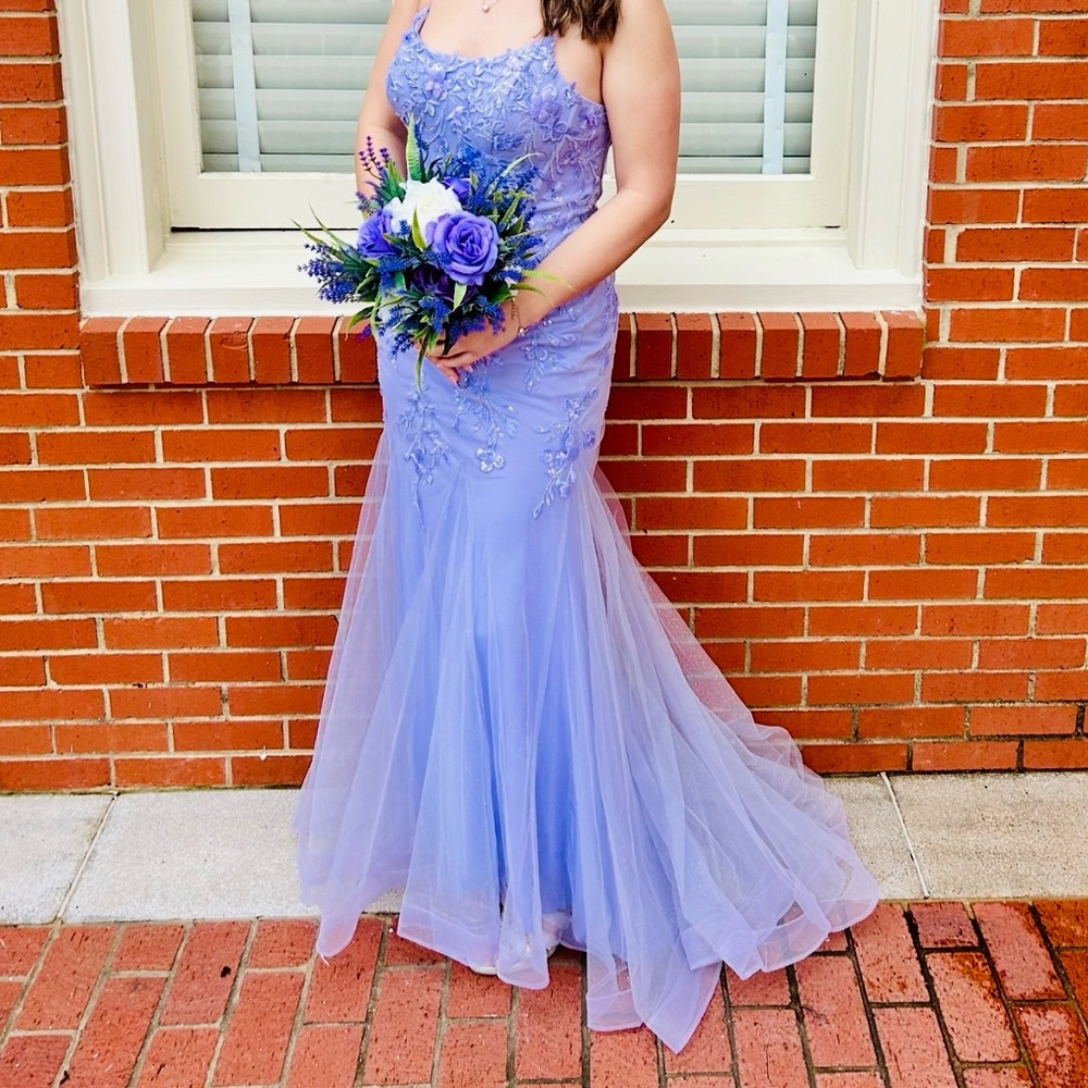 Elegant Lavender Prom dress.